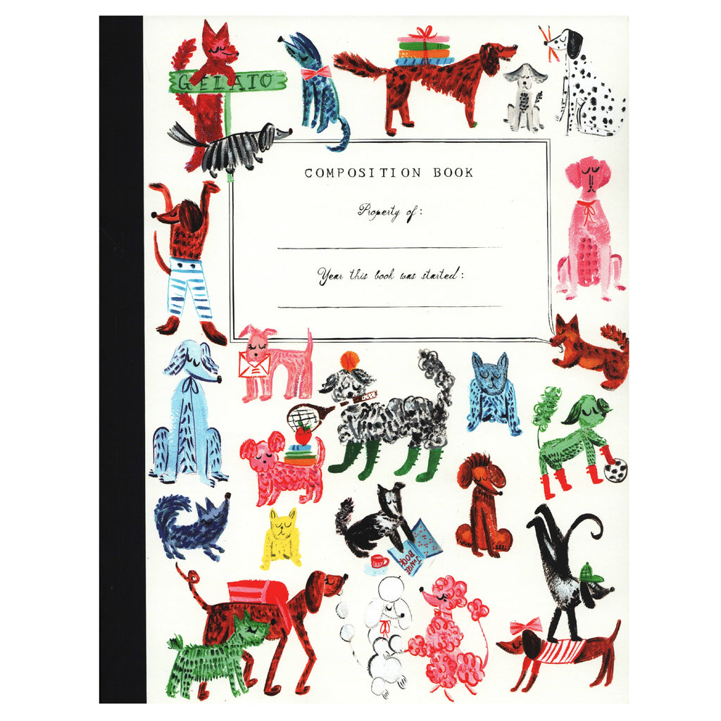 Doggies Composition Book - The Paper Drawer