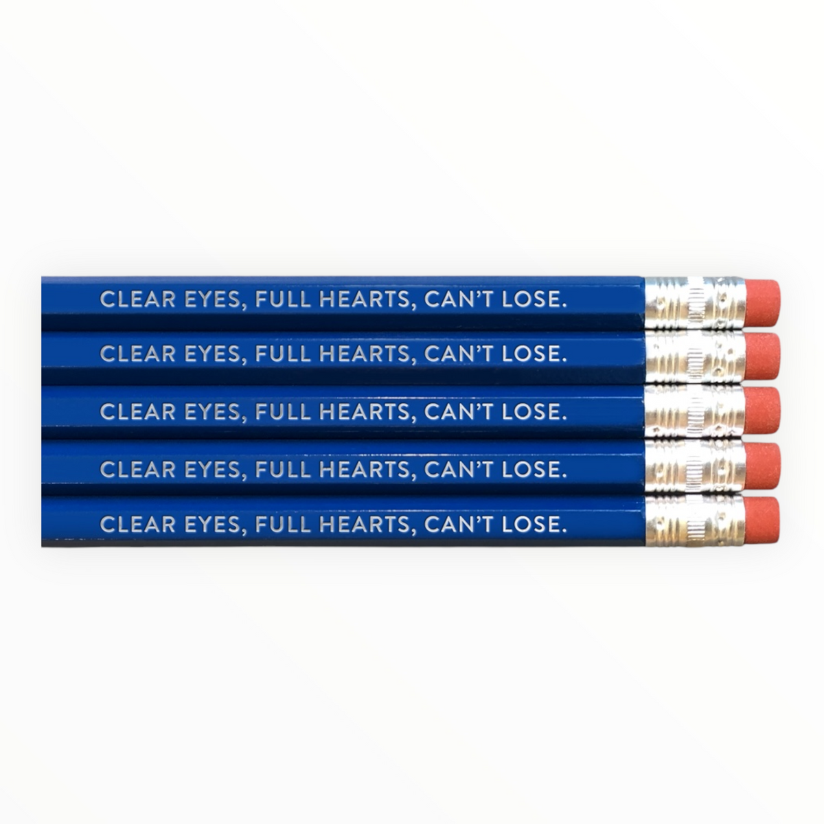 Clear Eyes Full Hearts Can't Lose pencil pack by Huckleberry Letterpress
