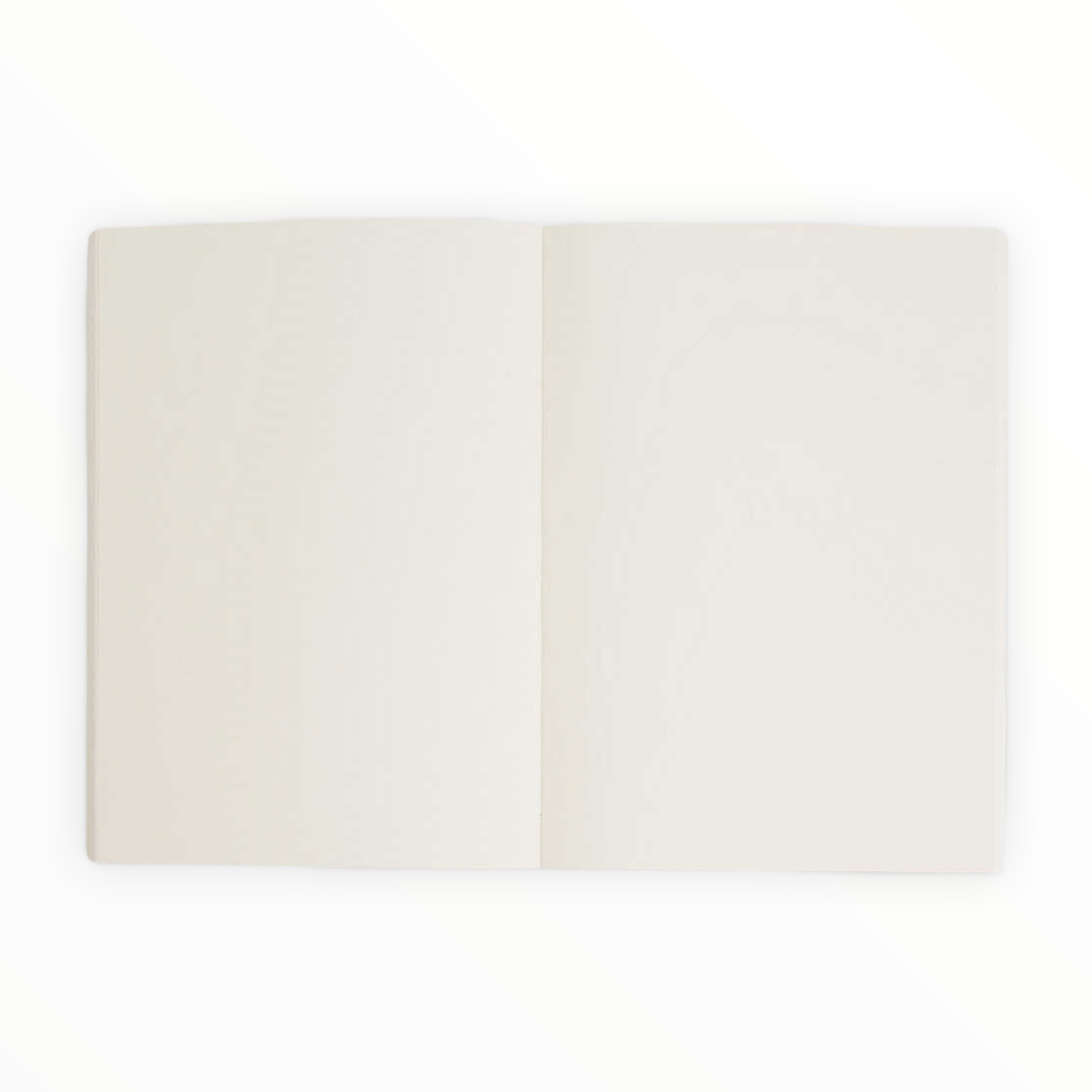 Giraffe Print Cover Notebook interior detail by Katie Leamon, blank pages
