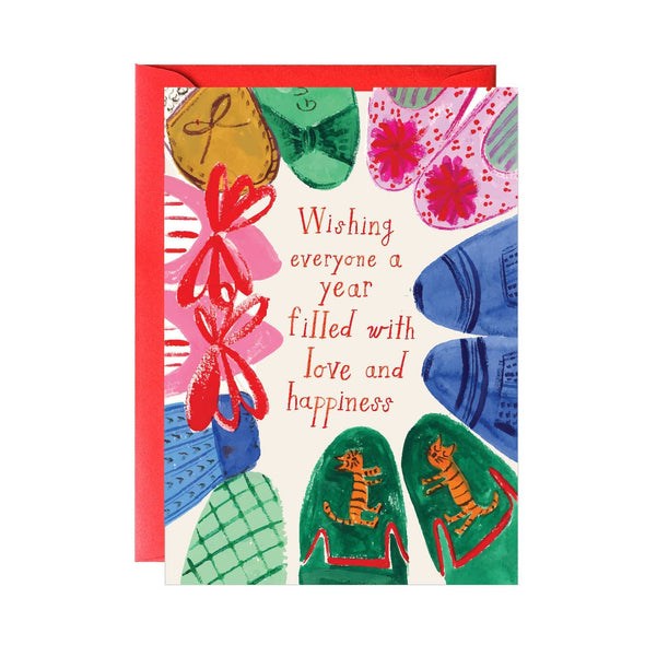 Happy Shoes Holiday Card - The Paper Drawer