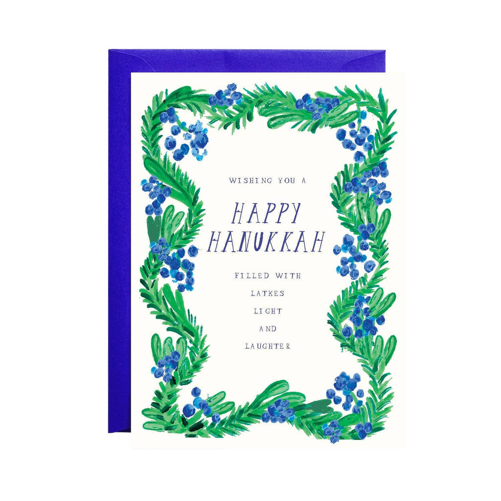 Latkes + Light Holiday Card - The Paper Drawer
