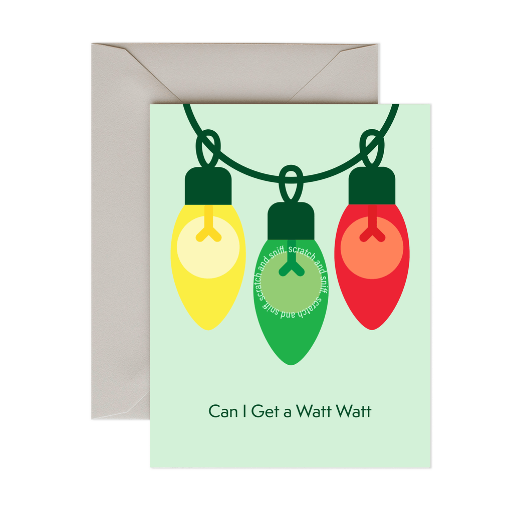 Christmas Watt Watt - Scratch and Sniff - The Paper Drawer