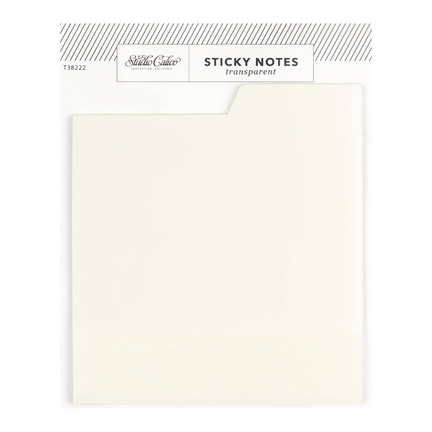Studio Calico - Tabbed Transparent Sticky Notes - Clear - The Paper Drawer
