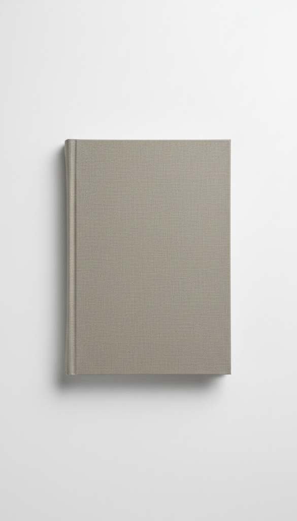 Linen taupe hardcover journal
