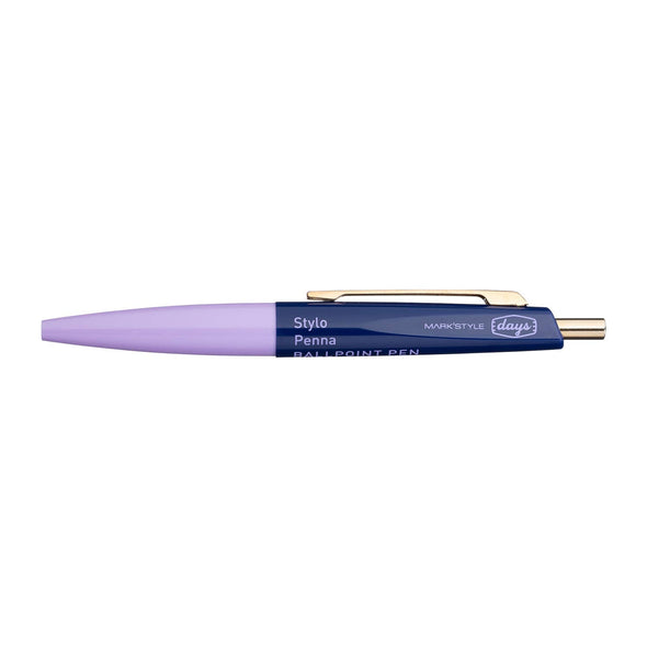 MARK'S Inc. - Mini Ball ink Pen/MARK'STYLE/DxA: Purple Navy - The Paper Drawer