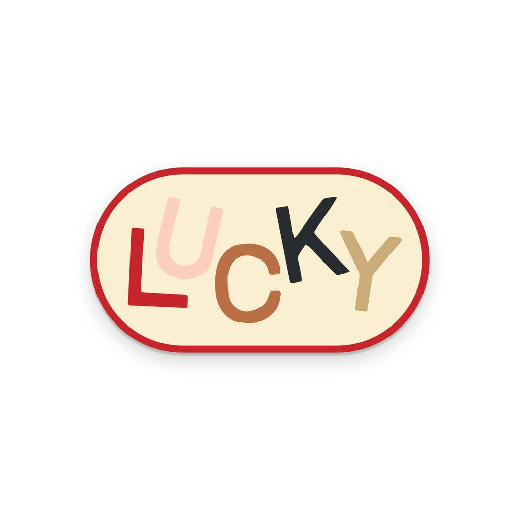 Ruff House Print Shop - Lucky Patch Sticker - The Paper Drawer
