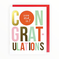 Congratulations - You Did It! - The Paper Drawer