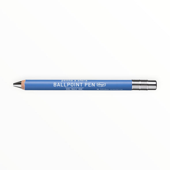 Blue Wood Gel Ballpoint Pen - The Paper Drawer