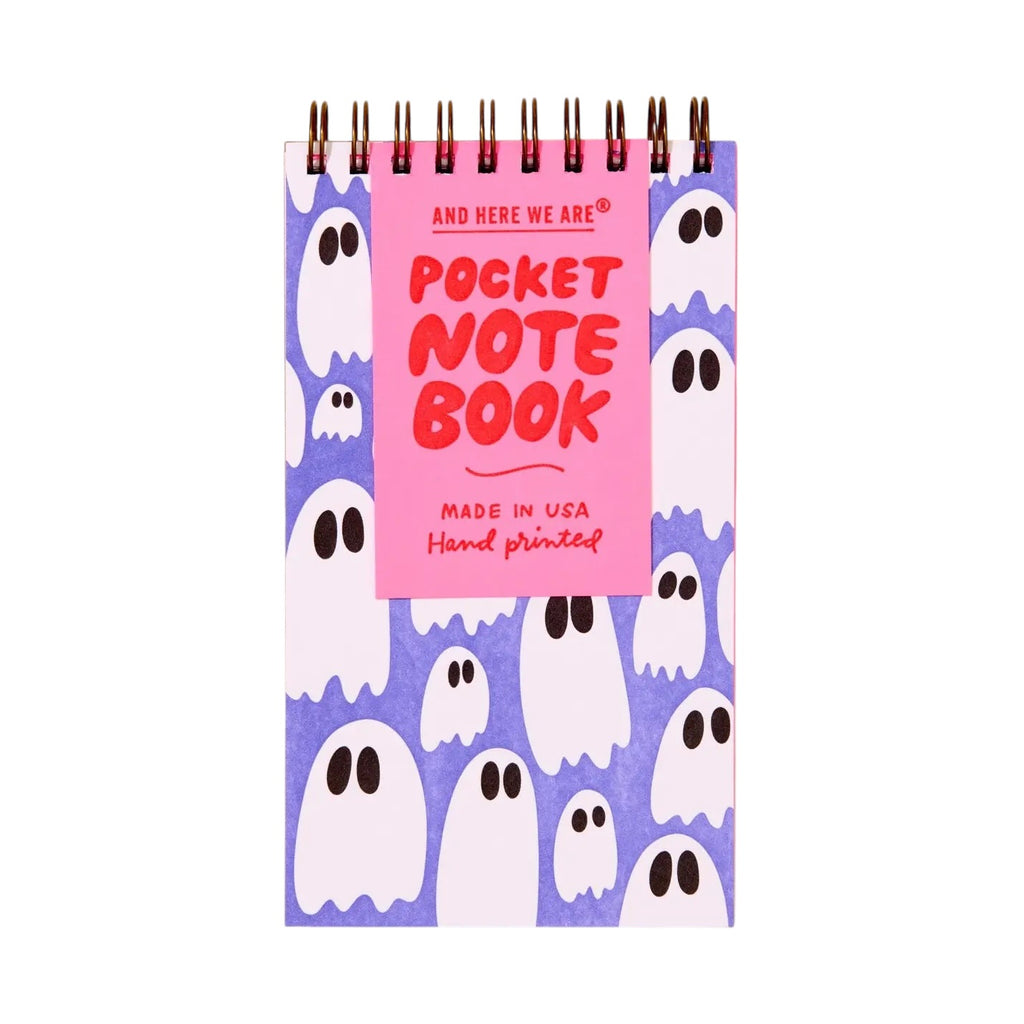 Ghosts Spiral Pocket Notebook - The Paper Drawer