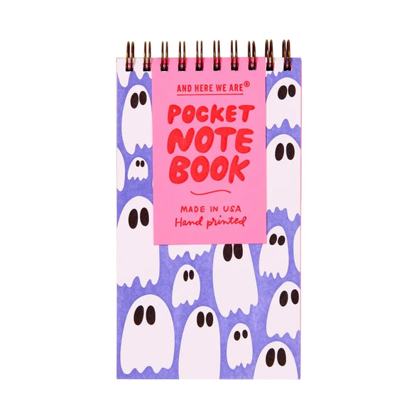 Ghosts Spiral Pocket Notebook - The Paper Drawer