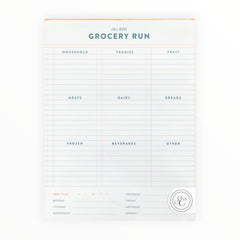Grocery Run 6x8 Weekly Notepad - The Paper Drawer