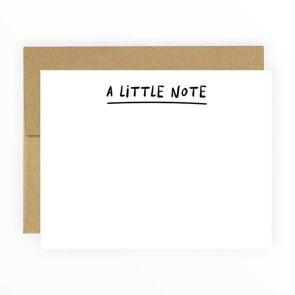 A Little Note Notecard Set - The Paper Drawer