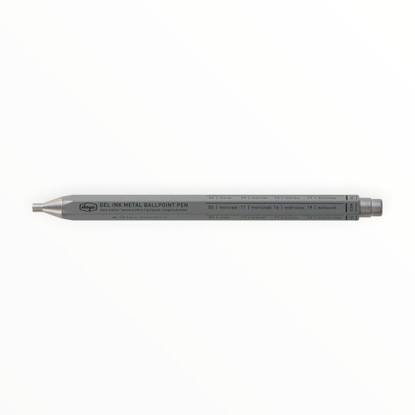 Mark'style Gray Metal Gel Ballpoint Pen - The Paper Drawer