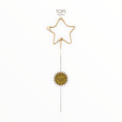 Big Golden Star Sparkler Wand - The Paper Drawer