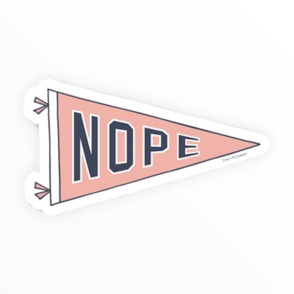 Nope Sticker - The Paper Drawer