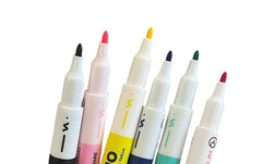 Duo Double-Sided Set of 6 Pen Set - The Paper Drawer