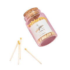 Pink Matches in Lux Mini Corked Vial - The Paper Drawer
