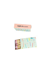 Decorative Matchbox with Pink Matchsticks