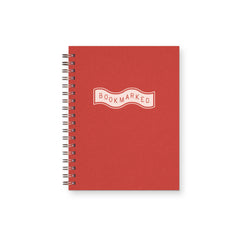 Ruff House Print Shop - Bookmarked Book Log Reading Journal: Deep Blue Cover | White Ink - The Paper Drawer