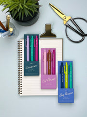 Ruff House Print Shop - The Dog Person Jotter Gel Pen: Set of 3 - The Paper Drawer