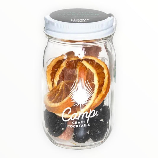 Camp Craft Cocktails Old Fashioned Base Camp Mix, 16 oz infusion jar, add your spirit and marinate 3 days