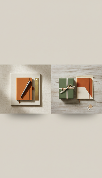 Gift-Ready Stationery Set with European Papers