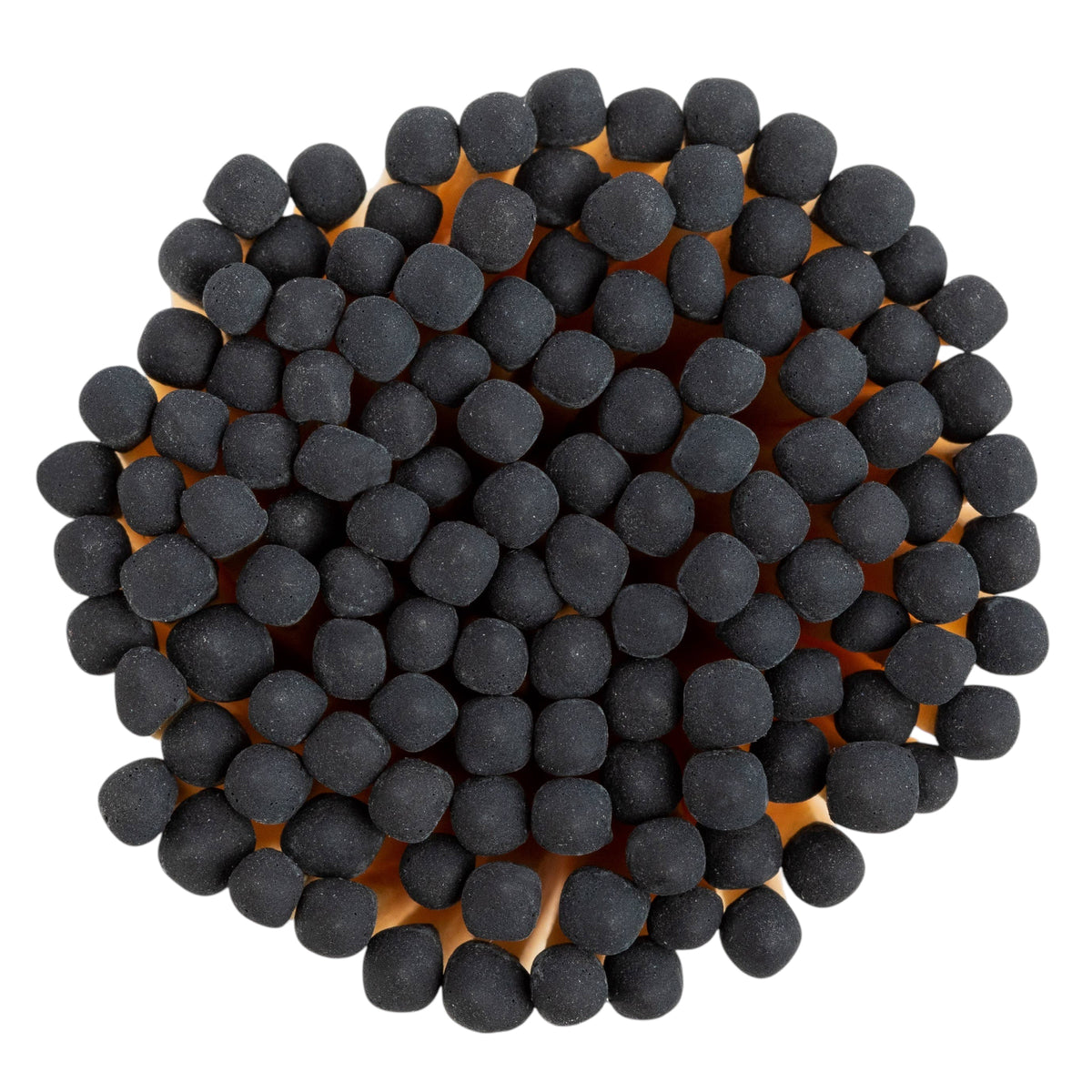 Black matches in small corked vial by Enlighten the Occasion, lifestyle photo