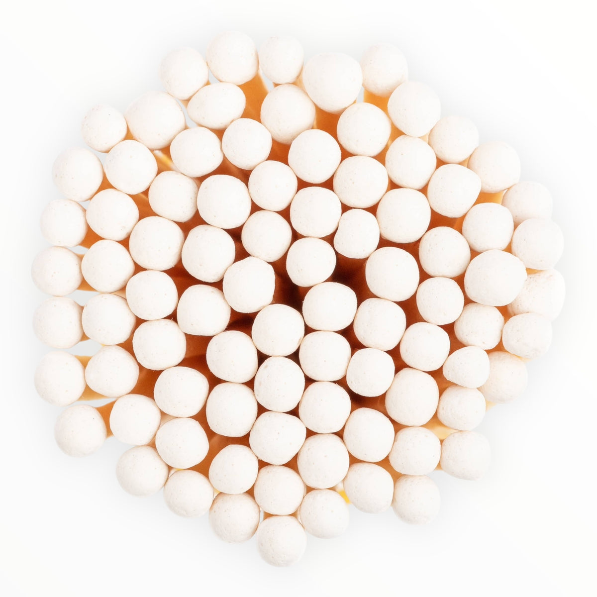 White matches corked vial detail by Enlighten the Occasion, cork stopper and match striker