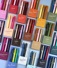Ruff House Print Shop - The Bookworm Jotter Gel Pen: Set of 3 - The Paper Drawer