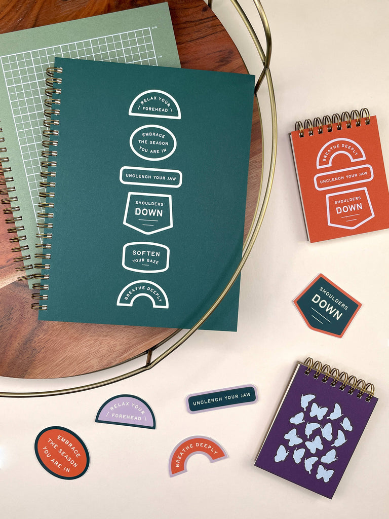 Ruff House Print Shop - Relax Your Forehead Sticker - The Paper Drawer