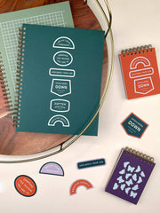 Ruff House Print Shop - Relax Your Forehead Sticker - The Paper Drawer