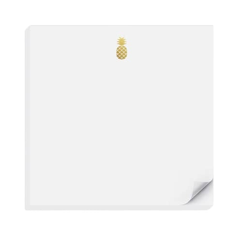 Pineapple Charmpad® by Inclosed Letterpress Co., tear-off notepad with charm
