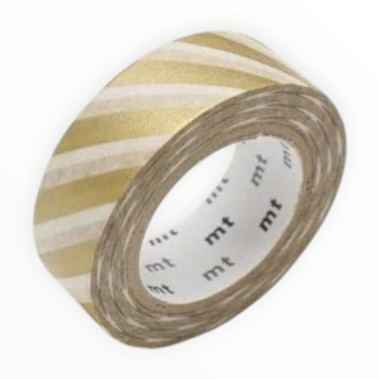 MT Masking Tape Gold Stripe washi tape by MT, 15mm x 7m, original from Kurashiki Japan