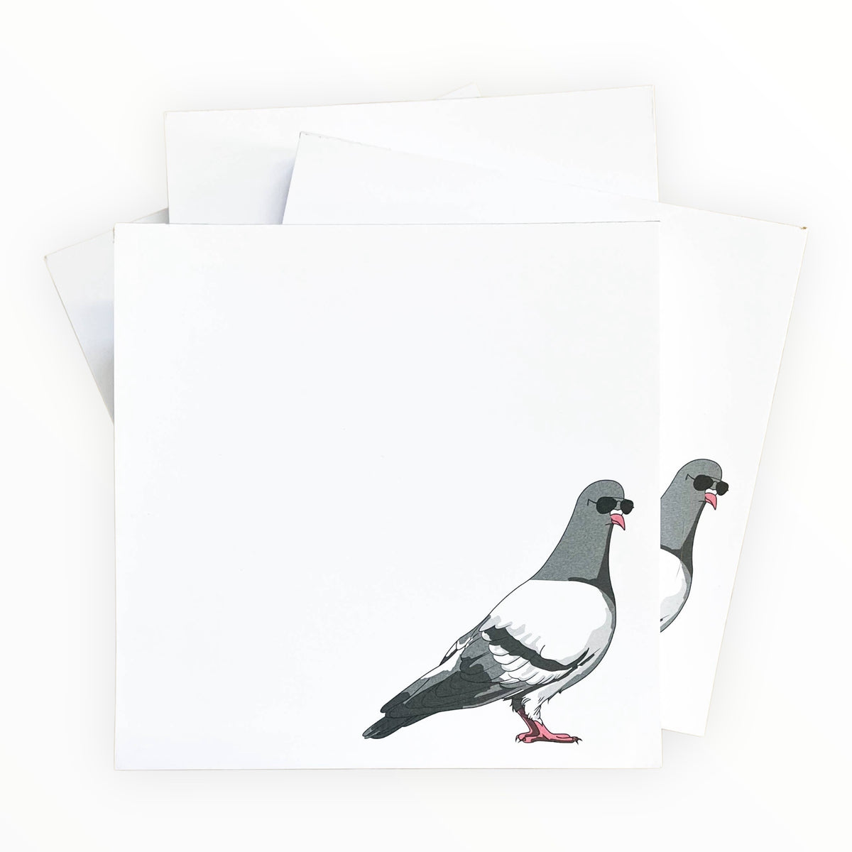 Pigeon Notepad detail by Quick Brown Fox, pigeon illustration