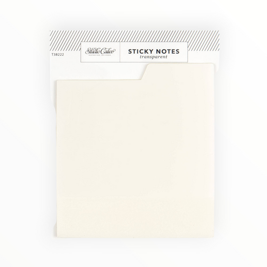 Studio Calico Tabbed Clear Transparent Sticky Notes in packaging