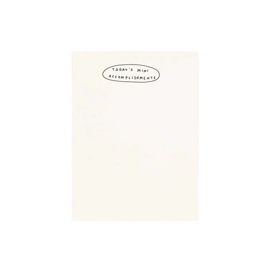 All the Minis Stack by The Paper Drawer, Mini Accomplishments Notepad