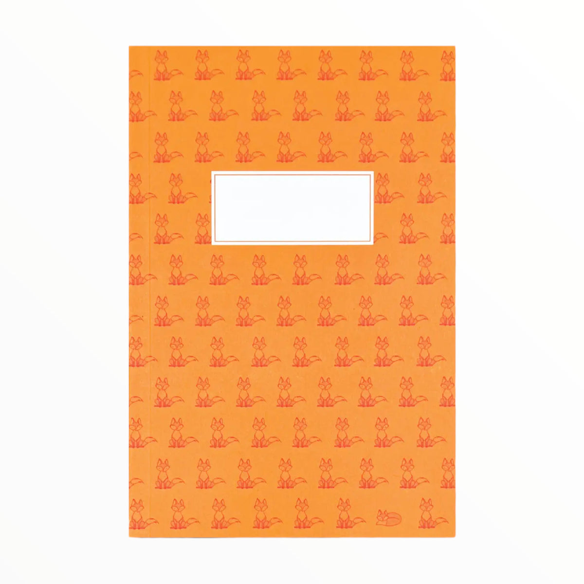 Foxy Introvert Stack detail by The Paper Drawer, Fox Notebook Quick Brown Fox