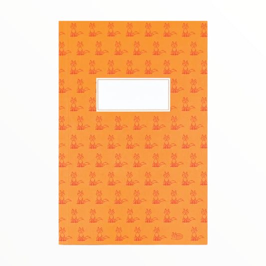 Foxy Introvert Stack detail by The Paper Drawer, Fox Notebook Quick Brown Fox