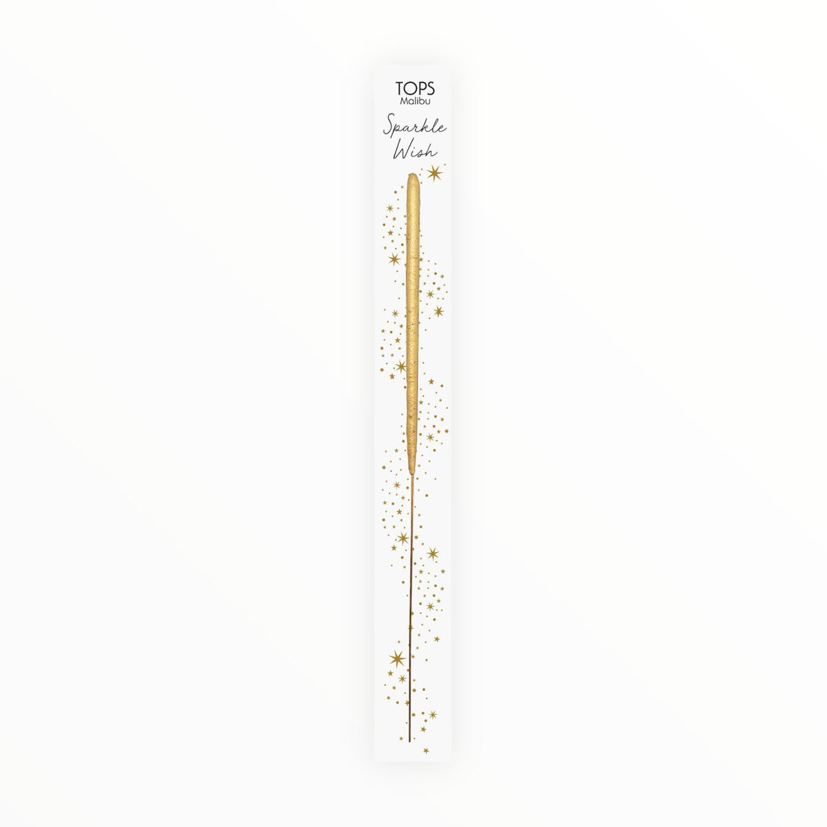 Single Wish Gold Sparkler by TOPS Malibu, 6.75 inches