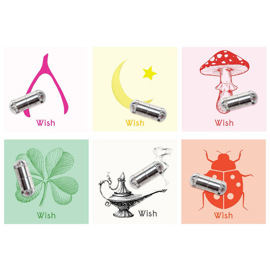 Wish Capsule by TOPS Malibu, metal capsule with paper scroll, 0.75 inch