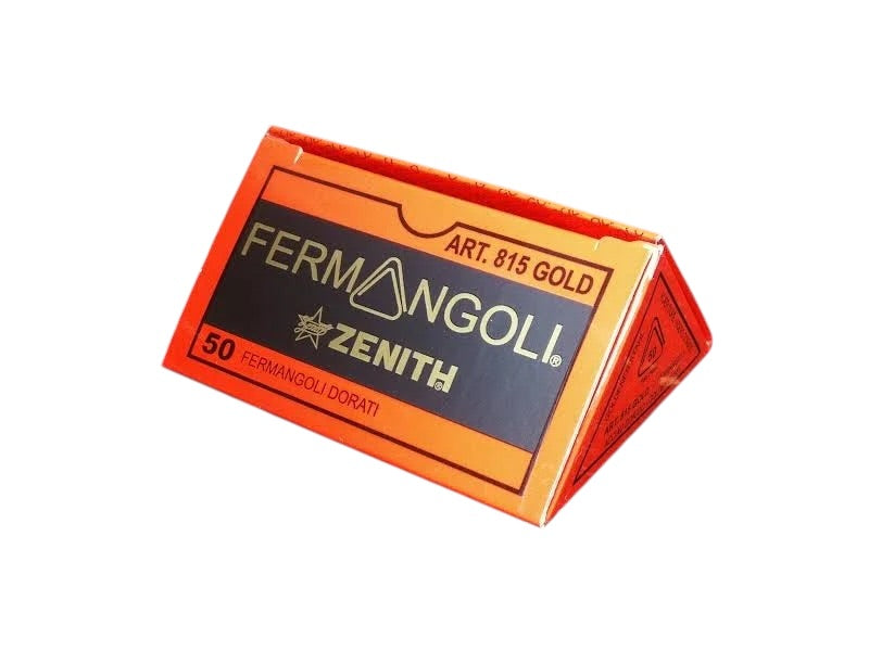 Fermangoli Corner Clip Gold Stainless Steel by Zenith, multiple clips displayed