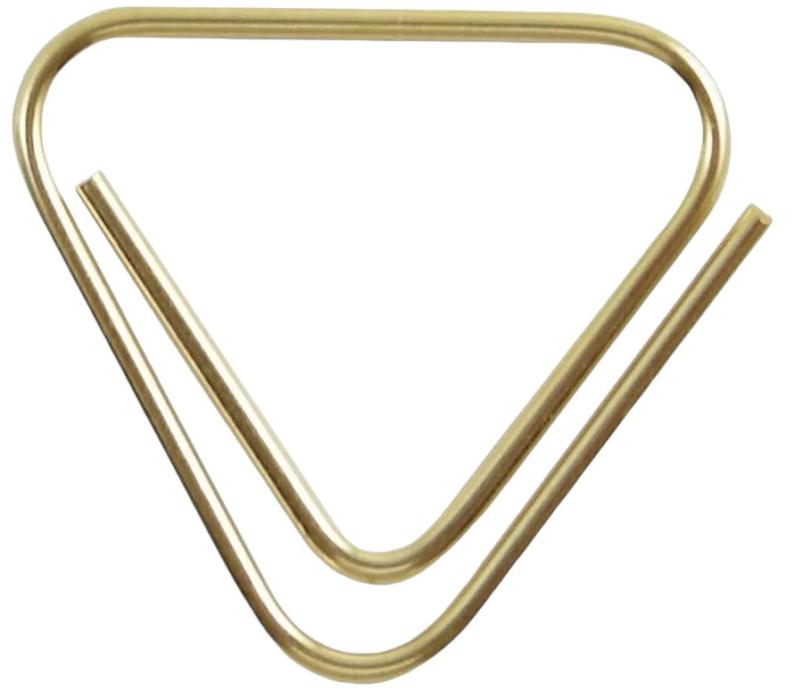 Fermangoli Corner Clip Gold Stainless Steel by Zenith, clip close-up detail