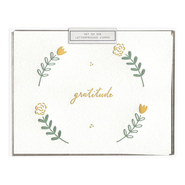 Floral Gratitude Boxed Card Set - The Paper Drawer