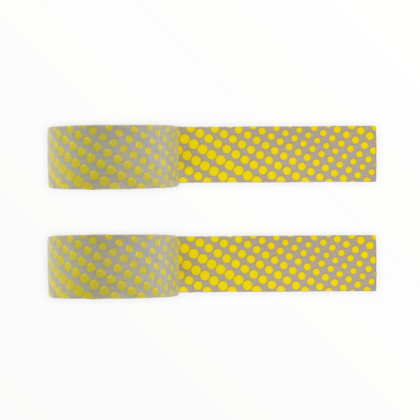 Bright Gold Dots Adhesive Tape - The Paper Drawer