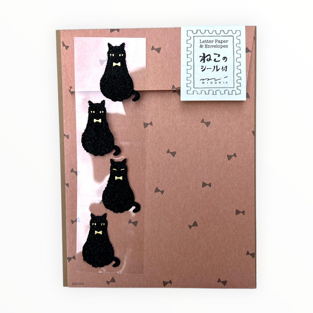 Black Cat Stationery Letterset - The Paper Drawer