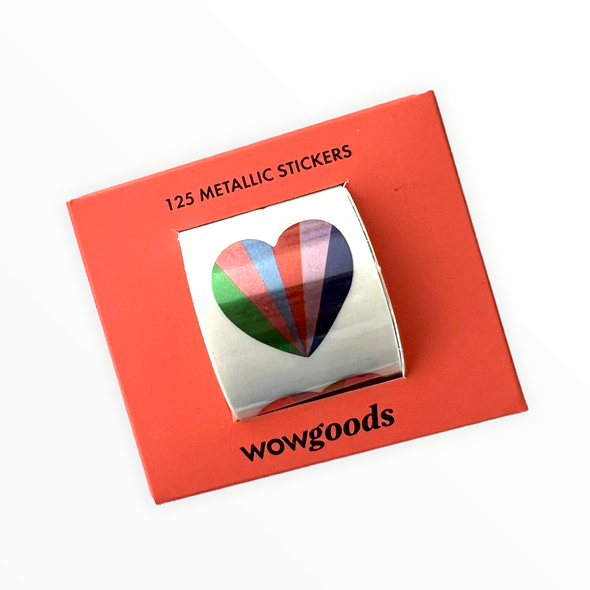 Rainbow Heart Stickers - The Paper Drawer