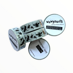 Insects Black Washi Tape - The Paper Drawer