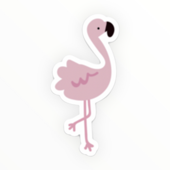 Pink Flamingo Sticker - The Paper Drawer