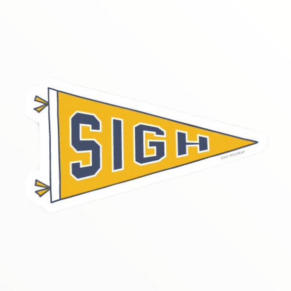 Sigh Sticker - The Paper Drawer
