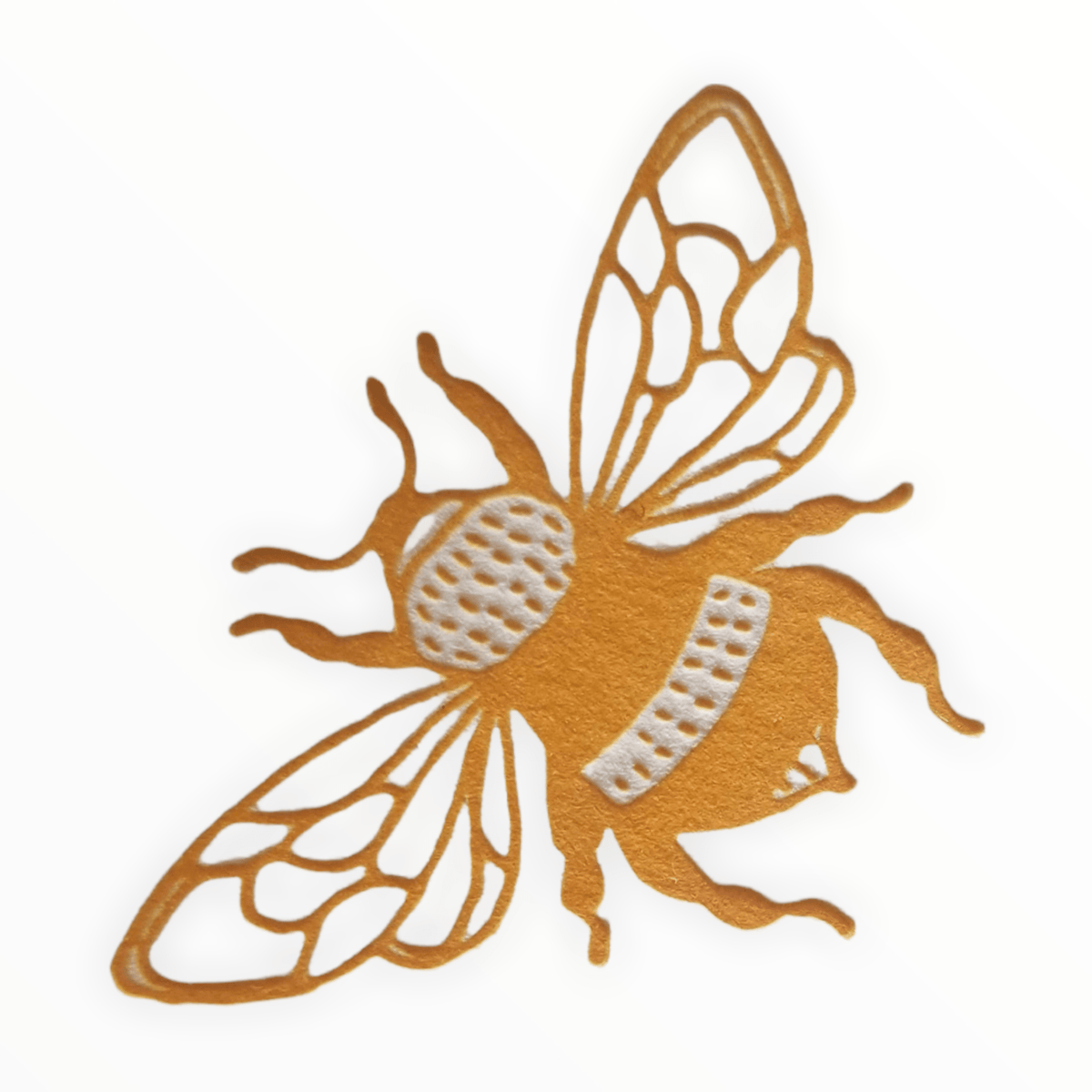 Ancora Letterpress honey bee notecards with white envelopes, nature-inspired stationery set
